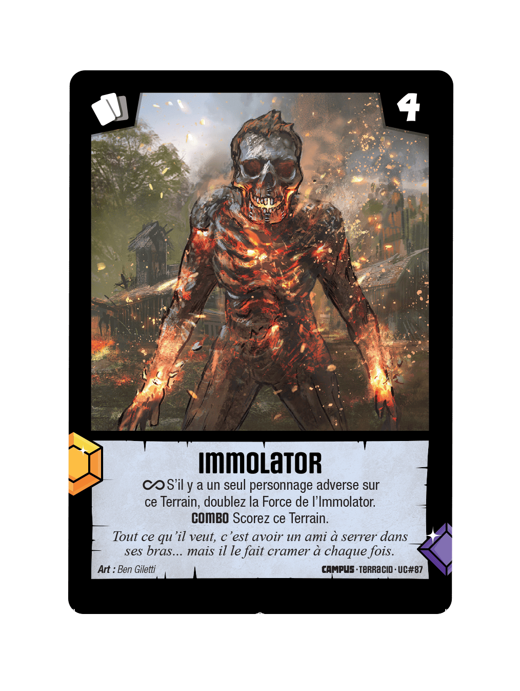 Carte Géante - Immolator