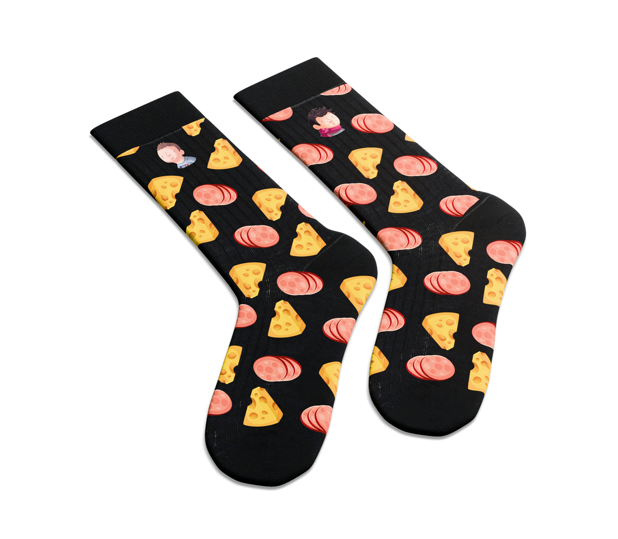 Chaussettes Fromage & Charcuterie