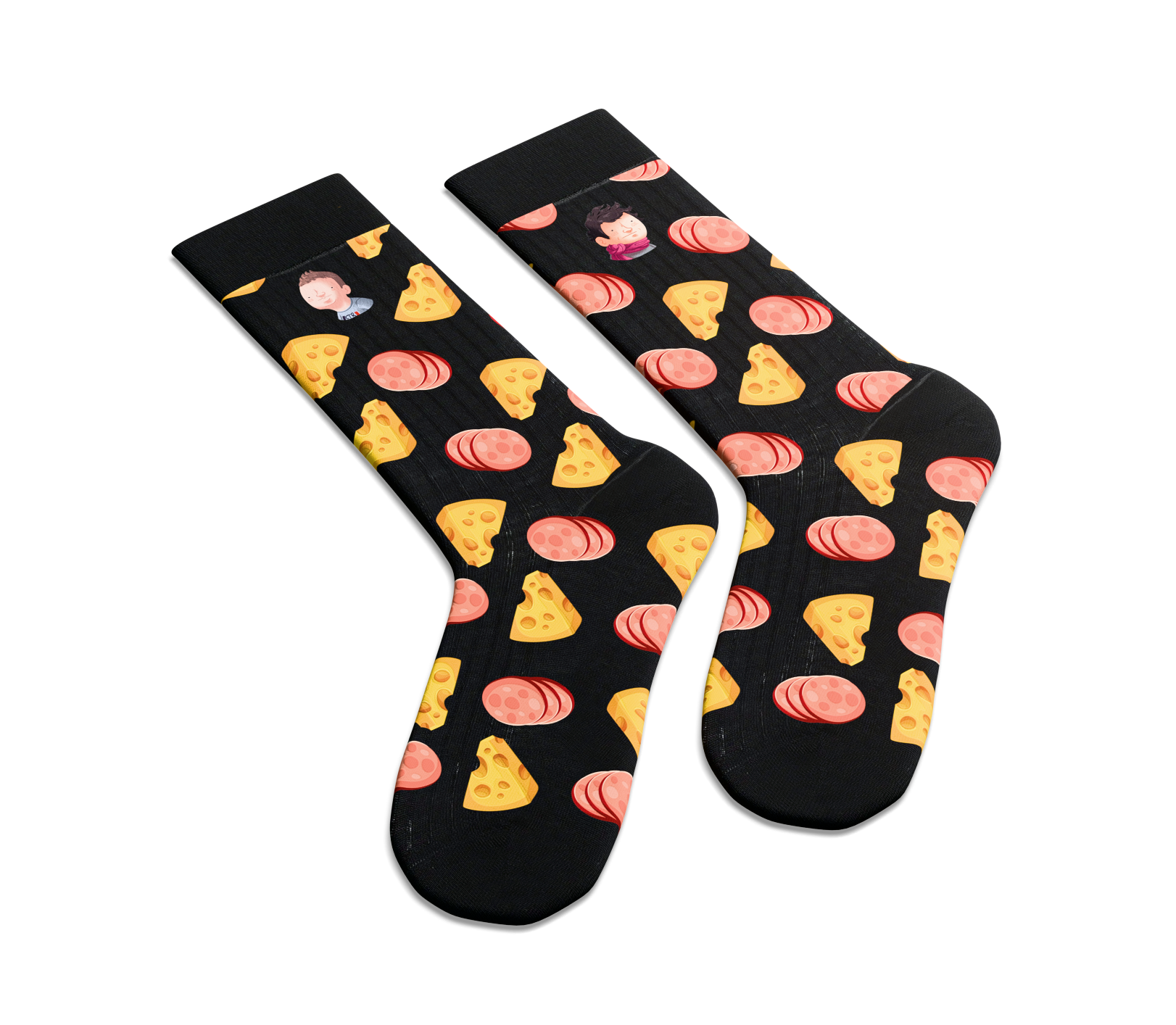 Chaussettes Fromage & Charcuterie