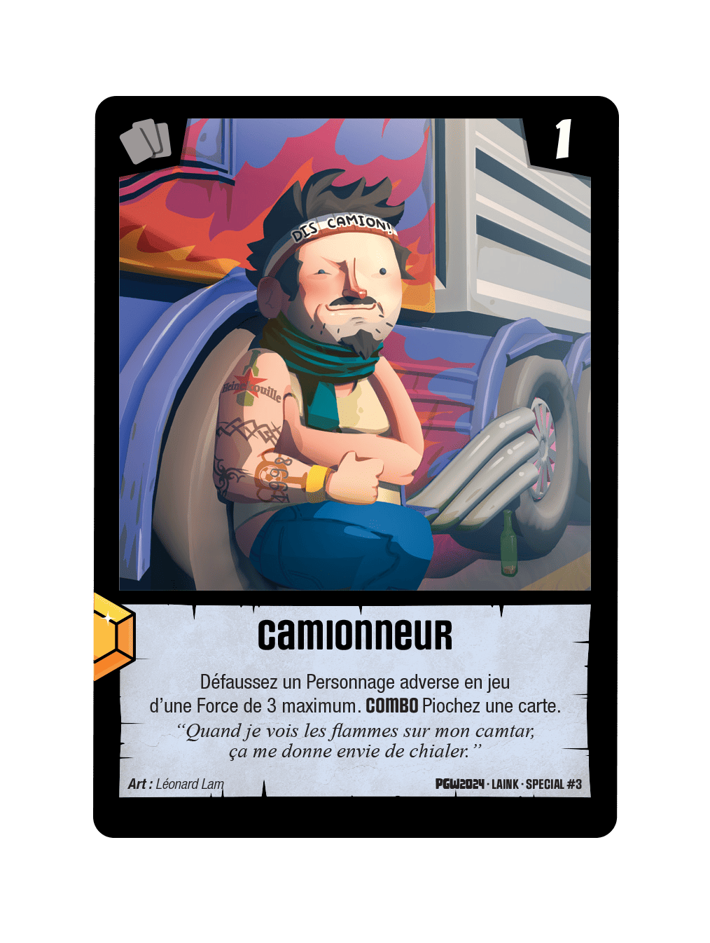Carte Exclue PGW 2024 - Camionneur Laink